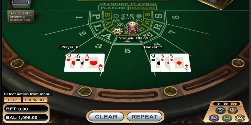 Quá trình diễn ra 1 ván bài Baccarat J88